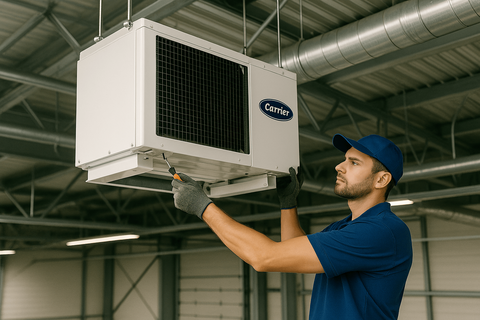 Instalación de aire acondicionado Carrier en Tenerife